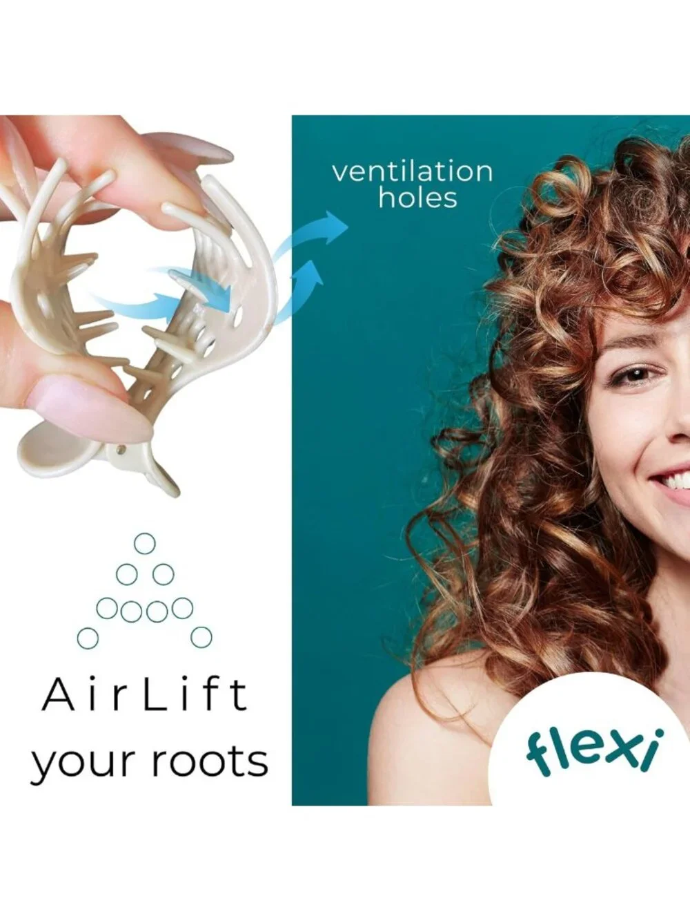 Volumizing Curl Clip Set - 8-Pack Root Lifting Hair Clips for Volume & Curls